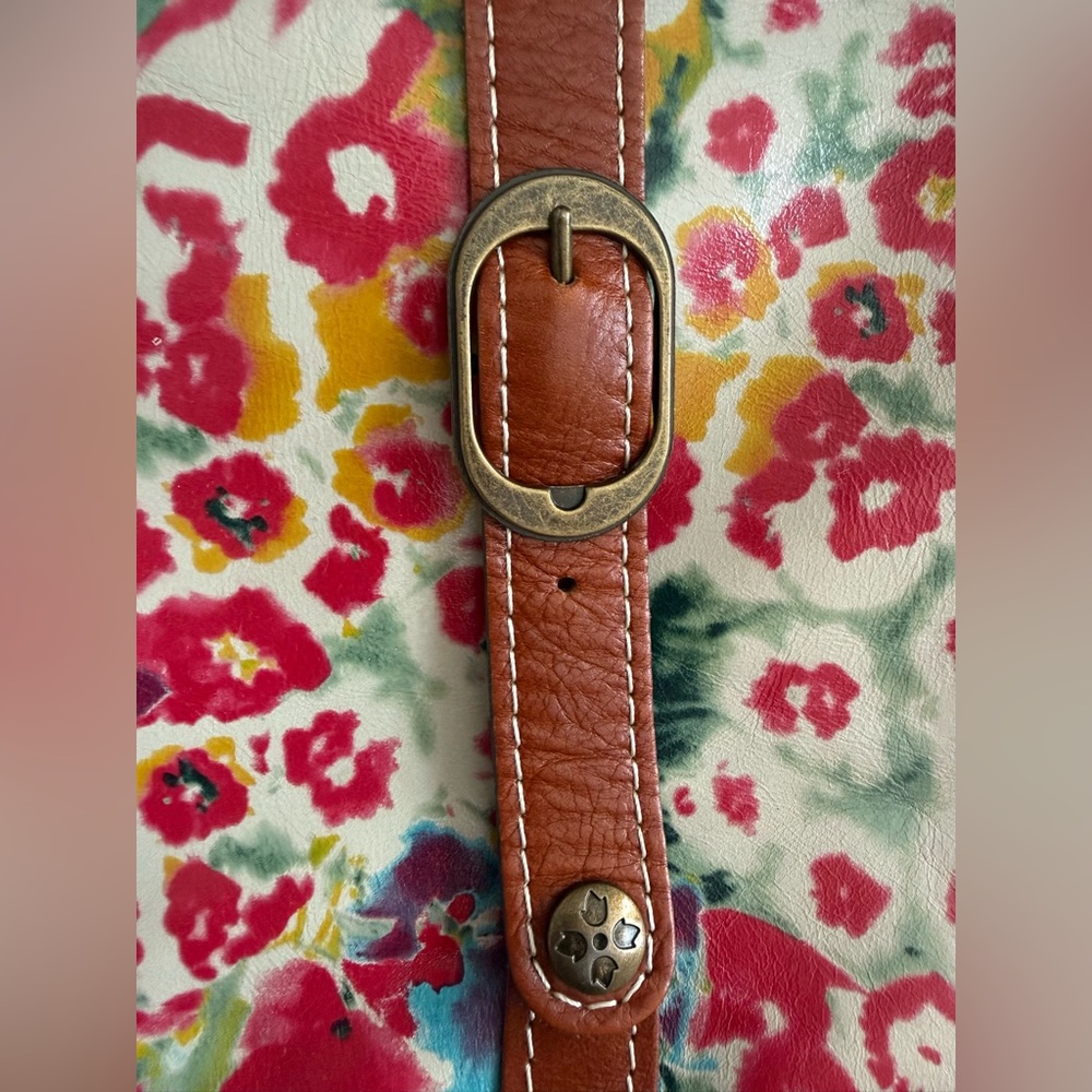 Patricia Nash Venezia Floral Leather Crossbody Bag - Picture 4 of 12